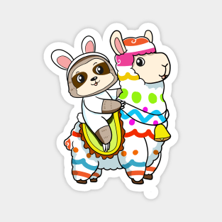 Easter Llama Magnet