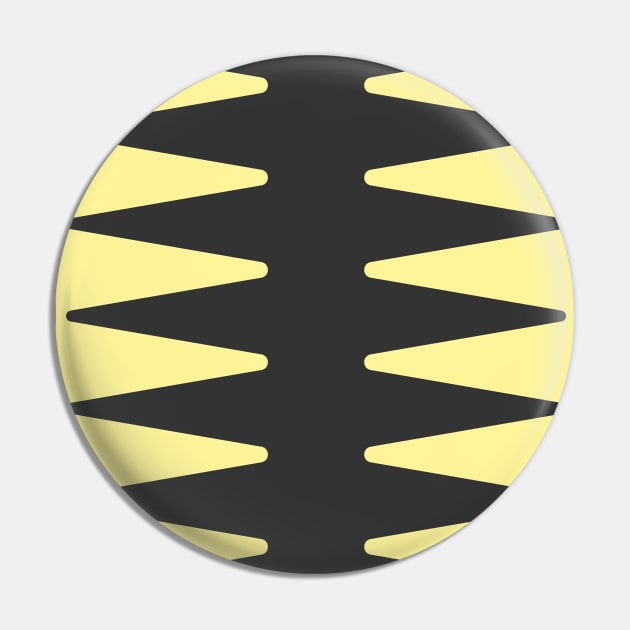 Abstract Black Yellow Pin by WelySuganda