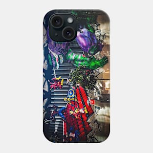 Graffiti SuperHeros Williamsburg Brooklyn NYC Phone Case