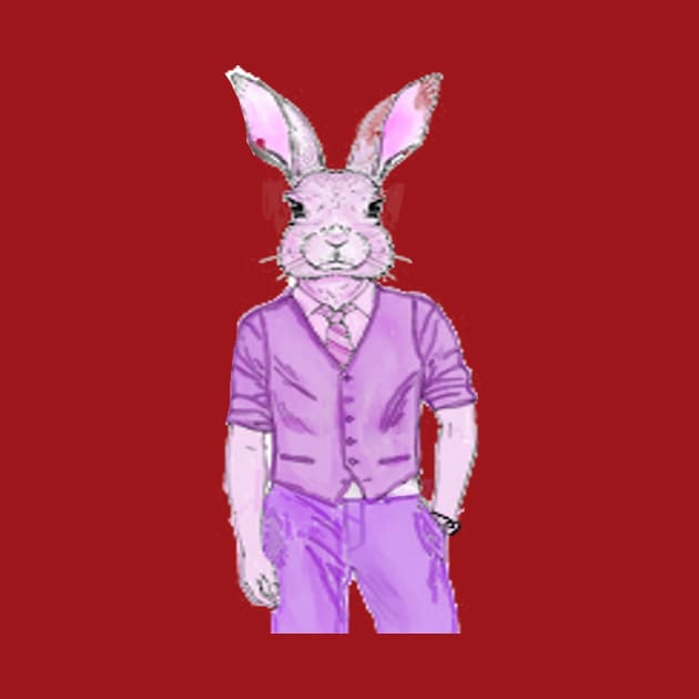 50 shades of purple bunny by RAINBOWZEBRA