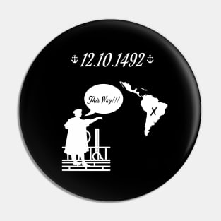 Columbus Day Pin