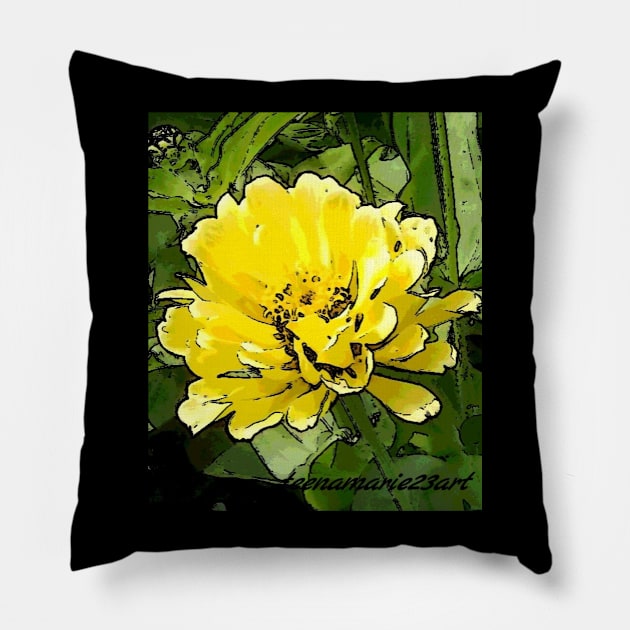 Flower Pillow by teenamarie23art