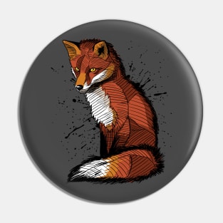 Stain Fox Pin