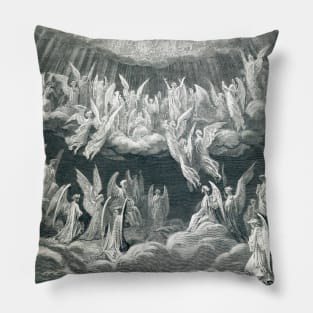 Open Heaven and God will appear to the world: Angels await! Pillow