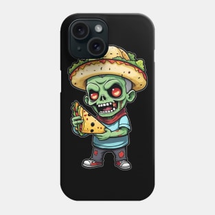 Quesadilla Taco Zombie Phone Case