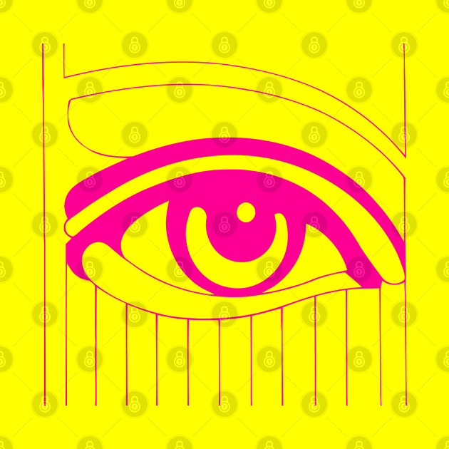 Eye And Vision Pink by katmargoli