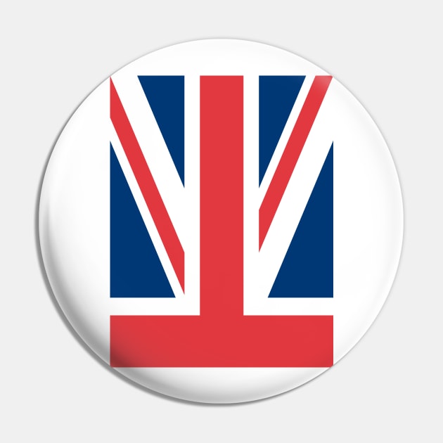 Union jack Pin by RussellTateDotCom