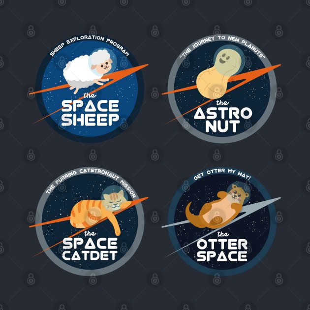 Astronomy Puns | Gift Ideas | Funny Space Mission Patch by Fluffy-Vectors