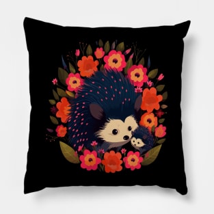 Hedgehog Mothers Day Pillow