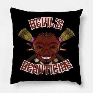 Devil's beautician Pillow