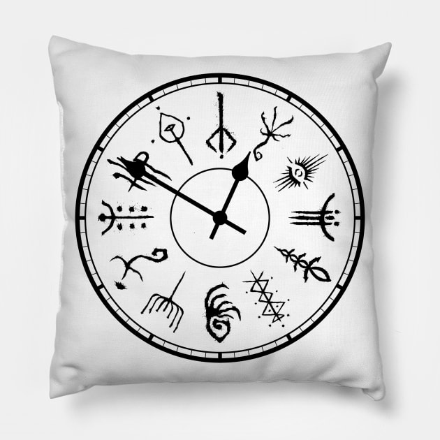 Bloodborne - Rune Clock Pillow by InfinityTone