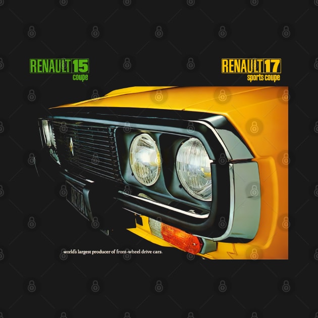 RENAULT 15 and 17 - brochure by Throwback Motors