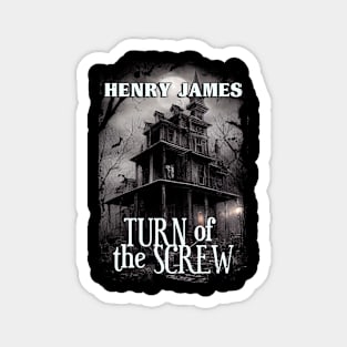 Turn of the Screw - Haunted House book tribute cover -distressed Magnet