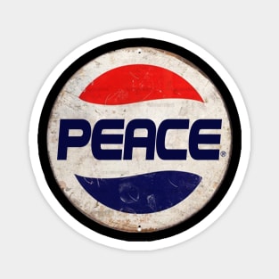 PEACE or PEPSI Magnet