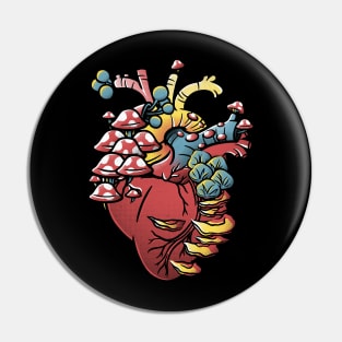 Mushroom Heart by Tobe Fonseca Pin