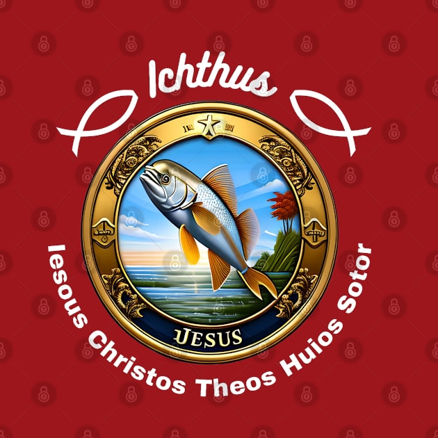 Ichthus Christian Symbol by Praiseworthy Essentials