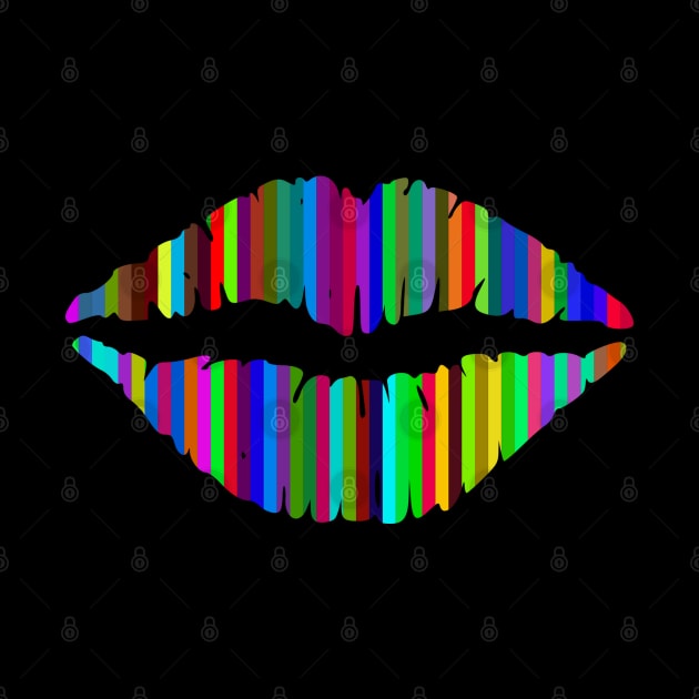 Rainbow Lips of Love by CocoBayWinning 