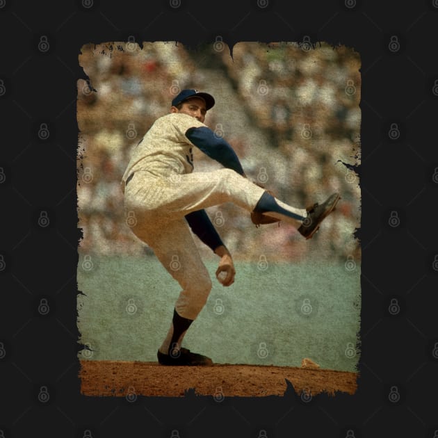 Sandy Koufax - Los Angeles Dodgers, 1961 by PESTA PORA