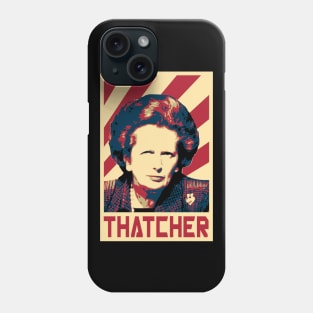 Margaret ThatcherRetro Propaganda Phone Case