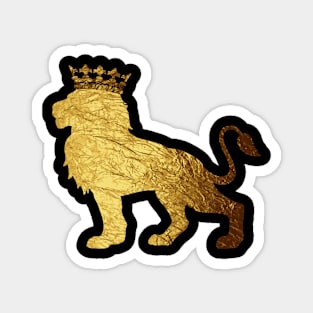 King Of The Jungle Crown King Lion For - Lion Magnet