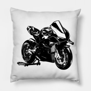 Superleggera V4 Sketch Art Pillow