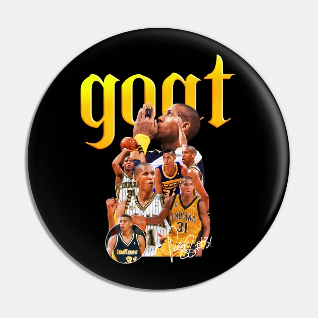 Reggie Miller 'Goat' Signature Shirt Pin by AKRiley