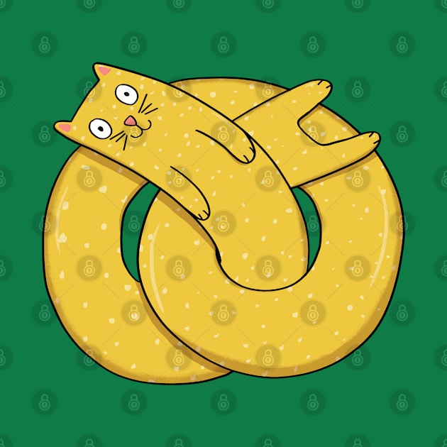 Pretzel Cat by Drawn to Cats