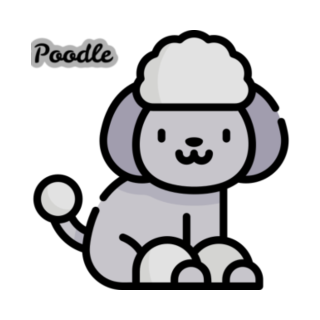 Poodle dog cute cartoon design - Poodle Dog Lover - Mug | TeePublic