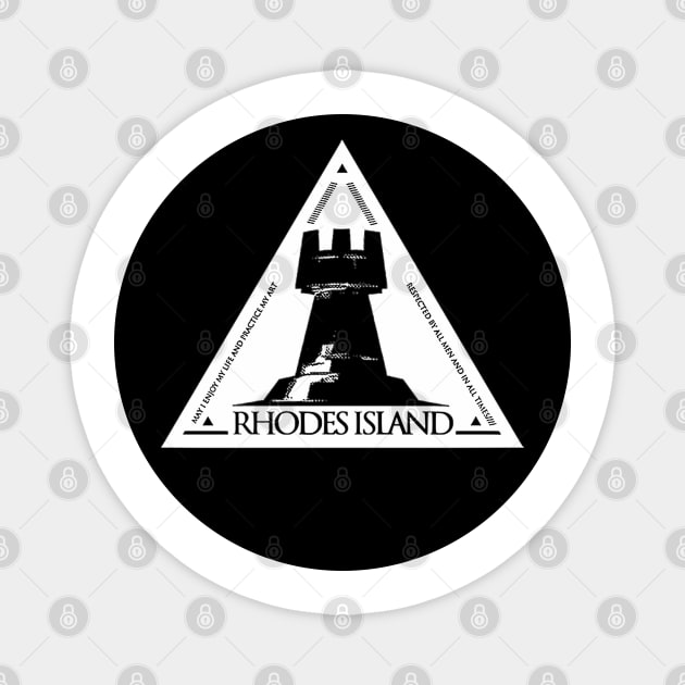 Rhodes Island - Arknights Faction - Logo - Circle - Arknights Arknight - Magnet | TeePublic