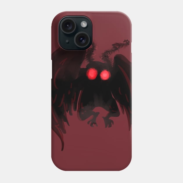 mothman Phone Case by inkpocket