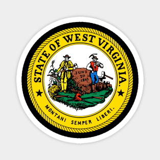 Seal of West Virginia Magnet