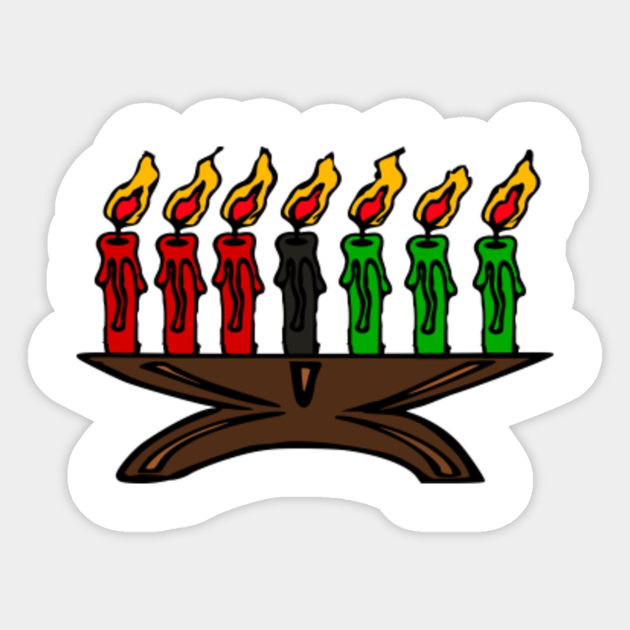 Limited Edition Exclusive Kwanzaa Kinara Kwanzaa Candles Kwanzaa Kinara Kwanzaa Candles Sticker Teepublic