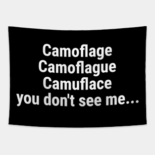 camouflage - you don't see me Tapestry