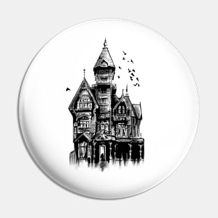 Haunted House Pin