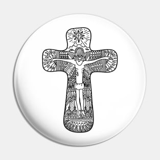 The Cross of the Lord and Savior Jesus Christ Pin