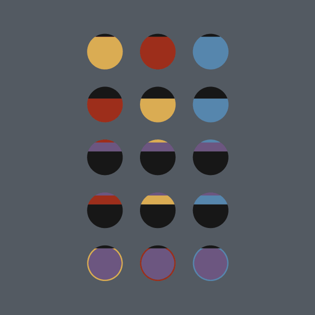 Minimalist Starfleet Uniforms by chayground