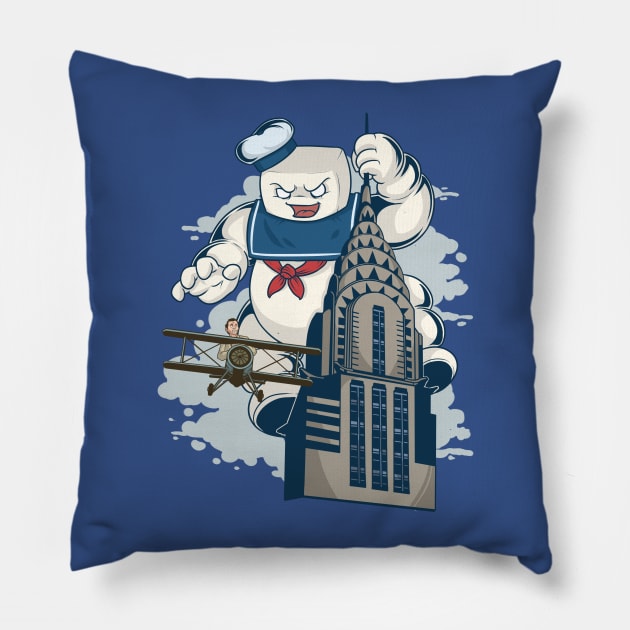 Empire Stayte Building Pillow by MoonlitEnvy