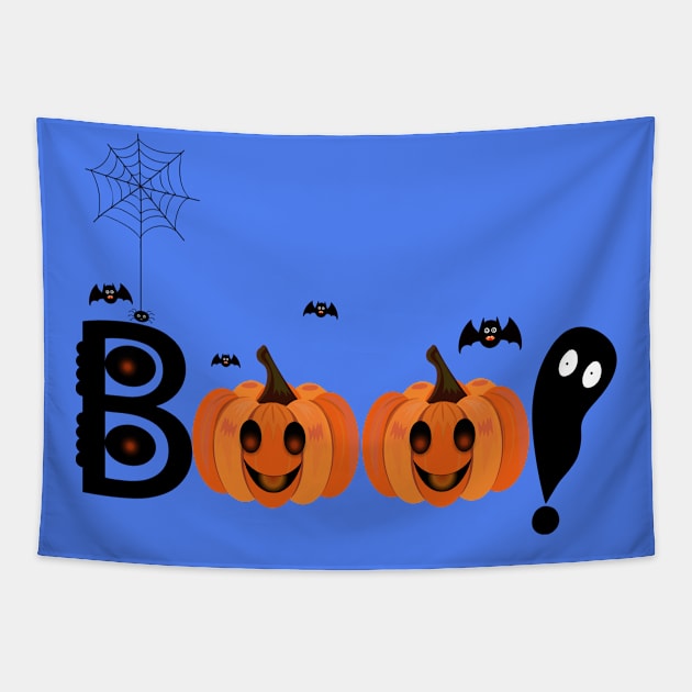Cool Halloween Tapestry by Happy Art Designs