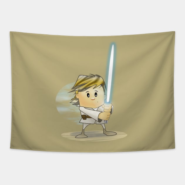 Space warrior Tapestry by Hoogie Tees