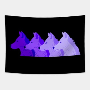 Royal Wolves Tapestry