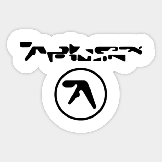 Aphex Twin Logo Classic Aphex Twin Classic Sticker Teepublic