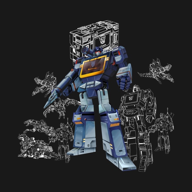 Masterpiece Soundwave by Draconis130