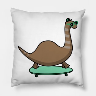 Skateboard dinosaur Pillow