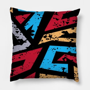 Crazy Abstract Design Pillow