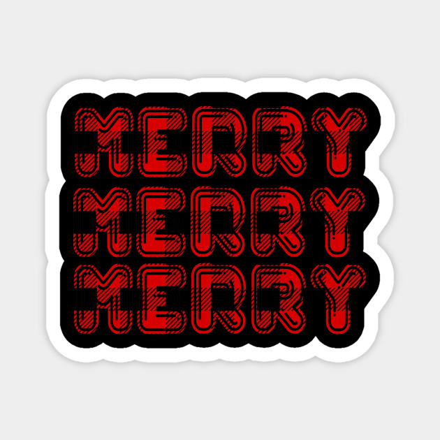Bubble Letters Merry Christmas