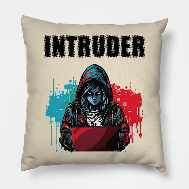 Intruder Pillow by pxdg