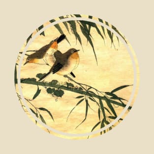 Old Japanese painting birds T-Shirt