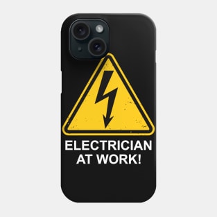 Electrician at Work Phone Case