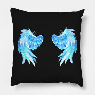 Glowing Folded Wings Pillow