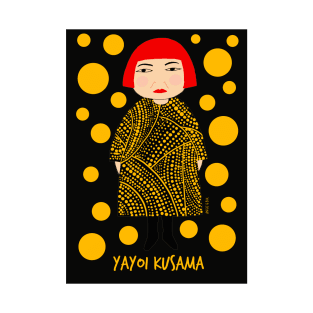 Yellow dots Yayoi Kusama inspired T-Shirt